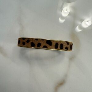 J Crew Leopard cuff bracelet 🐆